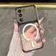 Ốp Lưng Cho Realme C65 Vỏ Điện Thoại Thẩm Mỹ Chống Sốc Trong Suốt Cao Cấp Có Cuộn Dây Từ Tính Miễn Phí Mới Cửa Sổ Lớn Silicon Mềm