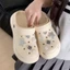đôi guốc đi biển mùa hè chống trượt dép đế dày mũi ngôi sao năm cánh sáng tạo