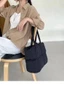 Thu Đông Mới Cloud Tote Túi Thiết Kế Niche Túi Xuống Dung Tích Lớn Vai Đơn Ins Họa Tiết Túi Tote