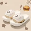 Mùa hè phong cách mới phim hoạt hình đầy màu sắc 3D burger dép đi trong nhà dễ thương với khu