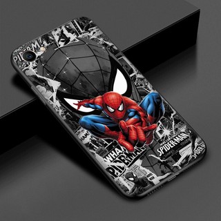 Dành Cho OPPO Reno 8T 7 lite 7z 5G 6 4G 11F 12F 12FS 12 TPU Màu Đen Mờ Vỏ Điện Thoại Mềm Vỏ Bảo Vệ Người Nhện Truyện Tranh Bộ Sưu Tập