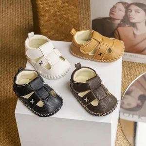 đôi giày tập đi mùa hè, giày em bé, dép xăng đan cho nam và nữ, chống trượt, thoáng khí và chống