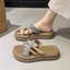 French Style Beautiful Thick-soled Sandals For Women To Wear In Summer With Skirts, New Style Sm