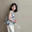 Bé Gái Áo Thun Không Tay Mùa Hè Mới Áo Sơ Mi Babydoll Trẻ Em Họa Tiết Hoa Hàng Đầu Phong Cách Hà