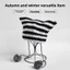 Mũ dệt kim họa tiết không đều có tai mèo để sử dụng thời tiết lạnh ngoài trời