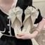 Size 35-43 Size Lớn Nơ Mũi Mũi Dép Nữ 41 Phiên Bản Hàn Quốc Đa Năng Đáy Bằng Thời Trang Ngọc Trai L