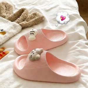 Dép Xăng Đan Hình Mèo Dễ Thương Dép EVA Nữ Nhẹ Chống Trơn Trượt Khử Mùi Tại Nhà Chống Mài Mòn Ký