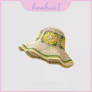Mũ rơm lưới nhẹ Goldartist có che nắng cho bãi biển và sân vườn