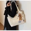 Túi tote sức chứa lớn theo phong cách retro mùa thu đông dành cho phụ nữ có ngoại hình ưa nhì
