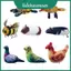 Động vật nhồi bông sống động xuyên biên giới Mô phỏng đồ chơi sang trọng Pigeon và gà