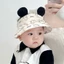 Phiên bản Hàn Quốc của mũ bé gấu mùa hè mỏng vành lớn chống nắng Mũ chống nắng cho bé trai và bé