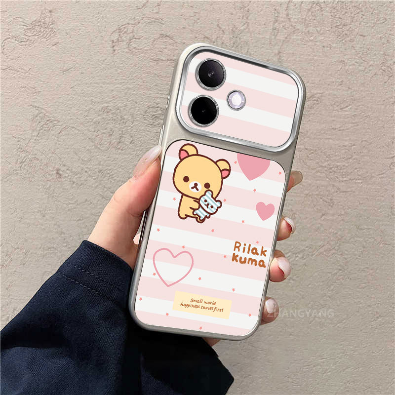 Ốp Lưng Cho OPPO A6C 4G Advanced frosted Cửa Sổ Lớn Silicon TPU Chống Rơi Vỏ Điện Thoại Với Họa Tiết Khung Ảnh Thẩm Mỹ Và Dễ Thương