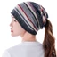 Earmuff Sọc Beanie Với Hoạt Động Che Cổ Có Thể Điều Chỉnh Cho Ngoài Trời