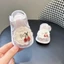 đôi giày nhỏ bé mùa hè tươi mát cho bé bước đi giày cotton đế mềm chống trượt Velcro hoạt hình k