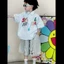 Bé Trai Bộ Đồ Mùa Hè Mới In Áo Sơ Mi Tay Ngắn Thời Trang Đa Năng Đẹp Trai Giặt Quần Jean Mẫu Giá