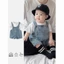 Bộ Đồ Cho Bé Mùa Hè Cho Bé Denim Suspender Quần Áo Quần Áo Mùa Hè Siêu Dễ Thương Cho Trẻ Sơ S