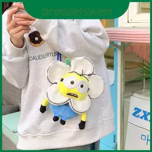 Túi đeo vai hoạt hình sang trọng Minions dành cho bé gái và thanh thiếu niên có lưu trữ và thiết kế dễ thương