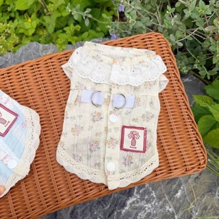 [Hàng cho thú cưng dễ thương] Quần áo Cotton nguyên chất cho mèo Mùa hè Quần áo cho thú cưng chống xỉn màu 0,5-10kg