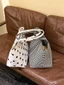 New Seasons Lazy Style Cute Polka Dot Canvas Commuting Large Capacity Tote Bag