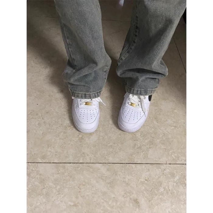 Retro Boot Xanh Dương Nam Mỹ Cao Cấp Đường Thẳng Quần Thể Hiện Chân Mỏng Slim Fit Scimitar Quần