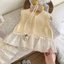 Phong Cách Mới Nữ Phong Cách Áo Dệt Kim Đáy Bé Phù Hợp Với Váy Giả 2 Bé Gái Dệt Kim Áo Vest