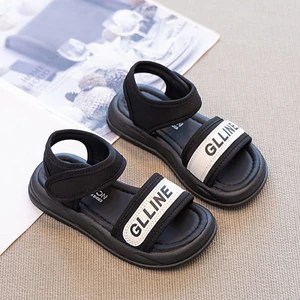 Giày Nhẹ Thời Trang Phong Cách Trung Hoa Mới Dép Velcro Bé Trai Dép Xăng Đan Trẻ Em