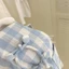 Bé Gái Pháp Đầm Trẻ Em Mùa Hè Xanh Dương Kẻ Sọc Phong Cách Phương Tây Áo Tank Top Bé Gái Ngọt