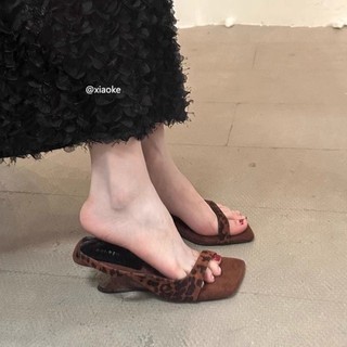 Fashionable Wedge Sandals For Women New Summer Outer Wear Versatile Ins Slip-on Temperament H