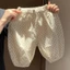 Quần Bé Gái Mùa Hè Mỏng Cho Bé Trên Đầu Gối Chất Cotton Nguyên Chất Chống Muỗi Quần Bé Gái Ra Ho
