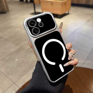 Ốp Lưng Cho OPPO Reno 15 Reno 15 Pro Reno 15F Reno 15C 5G Màu Cao Cấp Mới Mẫu Lưng Silicon Mờ Cửa Sổ Lớn Vỏ Điện Thoại Thẩm Mỹ Vòng Hút Từ Tính Thiết Kế Mới