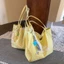 New Purple Bags For Women Korean Large Capacity Versatile Double-sided Single Shoulder Lazy Comm