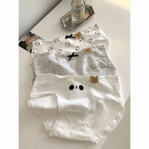 Quần lót cotton nguyên chất hoạt hình dễ thương cho bé gái, lưng trung thấp kháng khuẩn cho h