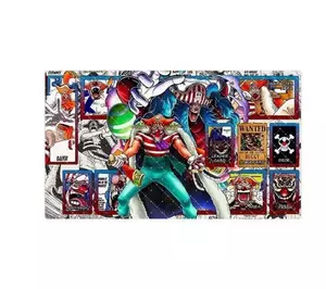 Thảm chơi một mảnh Buggy có khu vực OPCG TCG Card Game Play Mat HZW-02 350x600x2mm