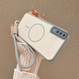Ốp Lưng Cho Samsung A50 A50s A30s Cao Cấp Silicon Thiết Kế Hai Màu Chống Rơi Vỏ Điện Thoại Thẩm Mỹ Mới Treo Dây TPU Mềm