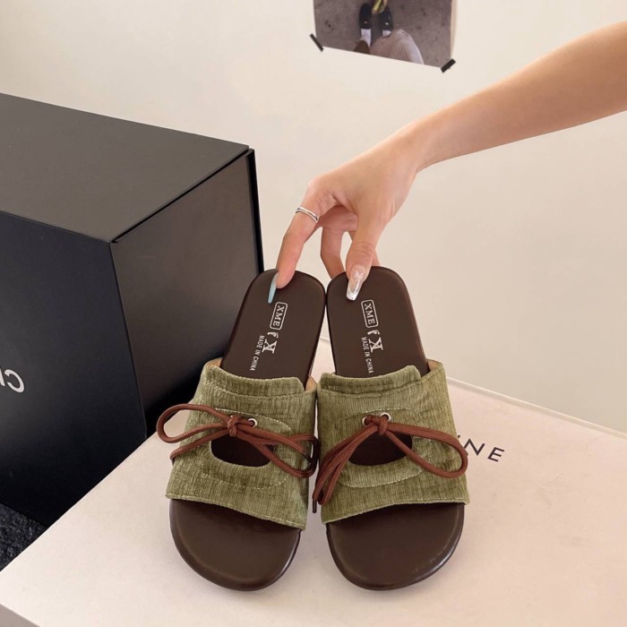 Giày Sandal Nữ Có Dây Buộc Hở Mũi Nữ Mùa Hè Phong Cách Mới Áo Khoác Ngoài Kèm Váy Dép Thời Trang