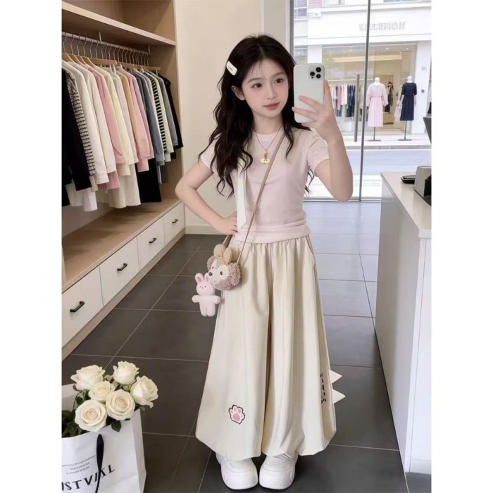 Mềm Mại Mèo Thêu Mùa Hè Bloomers Rời Mùa Hè Mới Dễ Thương Quần Âu Phong Cách Đại Học Sinh Viên Q