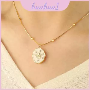Vòng cổ đồng phong cách cổ điển mùa hè với thiết kế hình học cho phụ kiện nữ