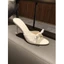 Giày sandal nơ trắng phổ biến, dép hở mũi miệng cá, dép đa năng cho nữ