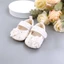 em bé ngọc trai hoa công chúa giày thêu phong cách ngọt ngào dễ thương cho bé đế cao su giày tập