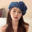 Mũ nồi Cotton có thiết kế hoa 3d cho phong cách sang trọng thông thường
