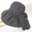 Mũ Cotton vành rộng chống nắng cho nữ có các tính năng có thể gập lại và điều chỉnh