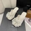 Size 35-43 Size Lớn Nơ Mũi Mũi Dép Nữ 41 Phiên Bản Hàn Quốc Đa Năng Đáy Bằng Thời Trang Ngọc Trai L