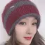 Mũ Acrylic dệt kim dày dành cho nữ Beanie thông thường thanh lịch với phụ kiện mùa đông thoải mái mềm mại