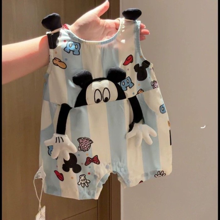 Baby Clothes, Summer Thin Onesies, Full Moon And Hundred Days Climbing Clothes, Sleeveless Ro