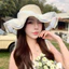 Mũ Rơm Có Thể Gập Lại Với Trang Trí Ngọc Trai Và Vành Rộng Cho Du Lịch Và Khu Nghỉ Dưỡng