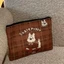 New Portable Original High-end Retro Plaid Large-capacity Cosmetic Bag For Washing And Storing Pu