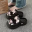 Mary Jane All-match Slippers Summer Anti-slip New Cartoon Sweet Cool Girl Women's Toe Sandals Ho