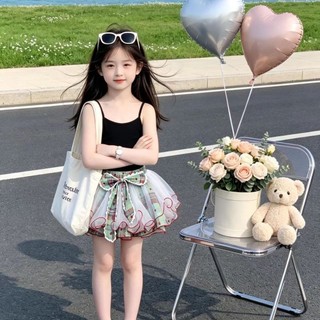 Váy nơ kẻ sọc cho bé gái, váy ngắn đa năng phù hợp mọi mùa, ngọt ngào, mát mẻ, thời trang và phong