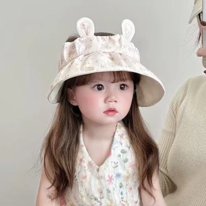 Mũ chống nắng dễ thương cho trẻ em, chống tia cực tím mùa hè, mỏng, che nắng bé gái, mũ vành