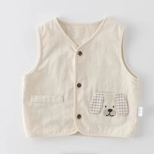 Áo vest trẻ sơ sinh và trẻ nhỏ, mẫu xuân thu, quần áo mùa thu mới cho bé, áo vest, áo len cộc